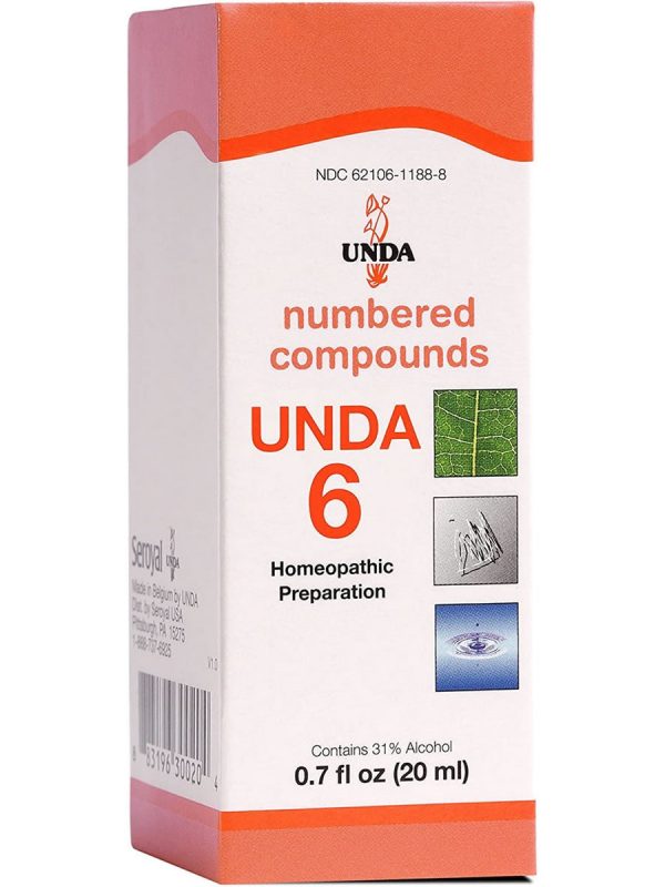 UNDA, UNDA 6 Homeopathic Preparation, 0.7 fl oz on Sale