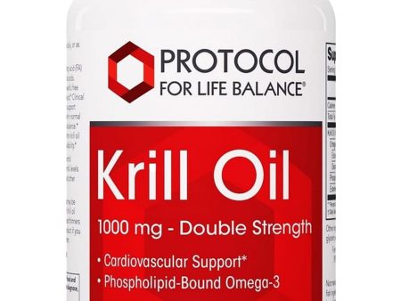 Protocol For Life Balance, Krill Oil, 1,000 mg-Double Strength, 60 Softgels Supply