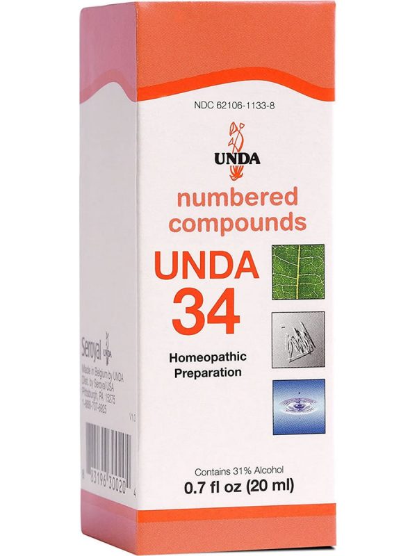 UNDA, UNDA 34 Homeopathic Preparation, 0.7 fl oz Discount