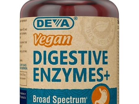 DEVA Nutrition, Vegan Digestive Enzymes+, 90 Vegan Caps Supply