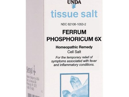 UNDA, Ferrum Phosphoricum 6X Homeopathic Remedy, 100 Tablets For Cheap